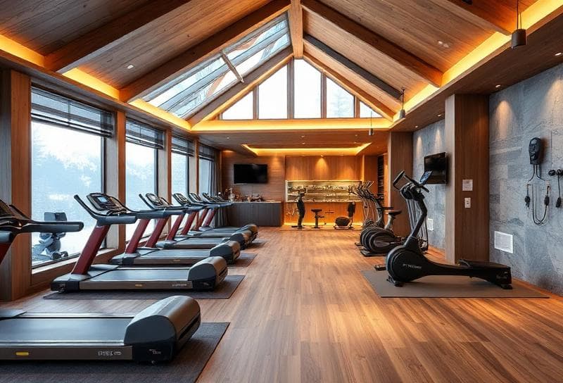 Cung đường núi và trung tâm thể dục